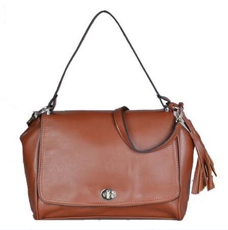 Coach Turnlock Medium Brown Shoulder Bags AYR Coach Turnlock Medium Brown Shoulder Bags AYR